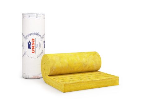 Gelbe Mineralwolle Dämmung von URSA