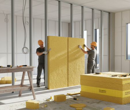 Trockenbauwand selbst erstellen und dämmen